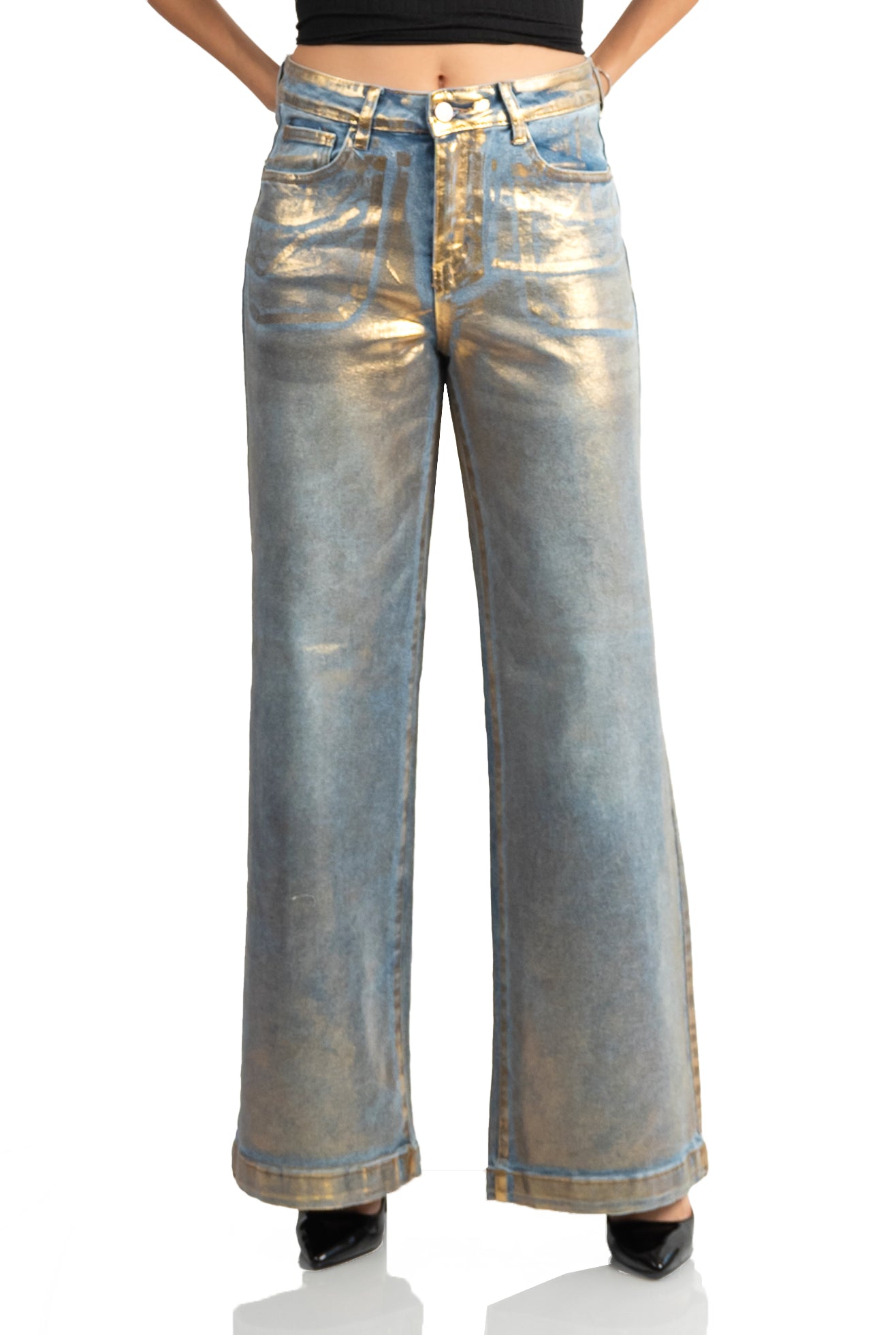 JEANS BLUE GOLD AREY