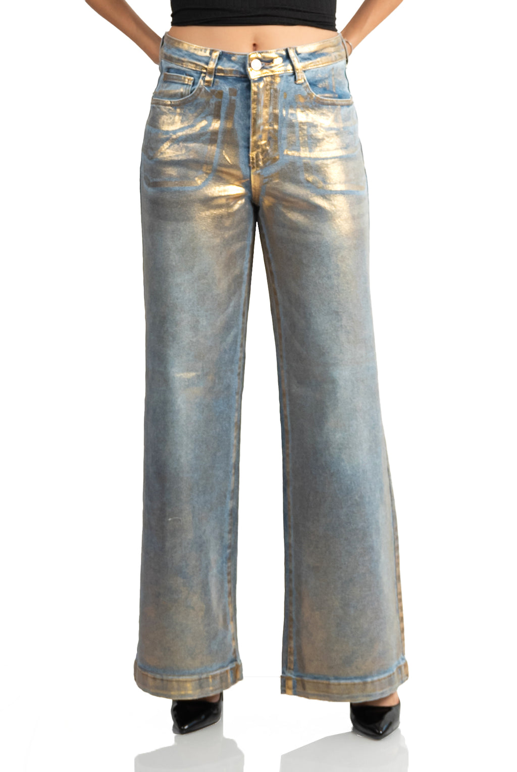 JEANS BLUE GOLD AREY