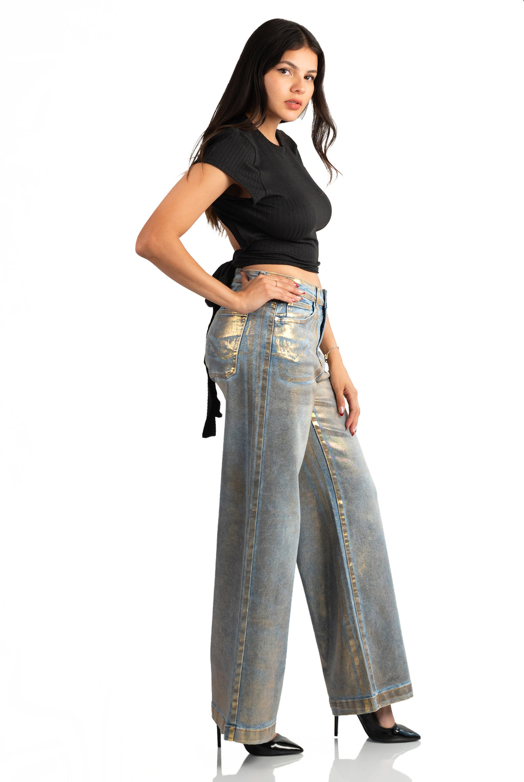 JEANS BLUE GOLD AREY