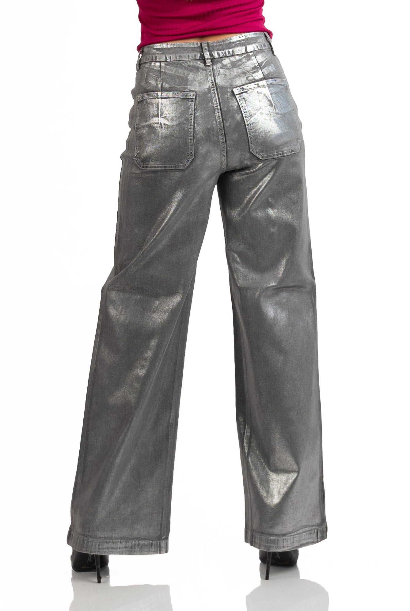 JEANS GREY SILVER AREY