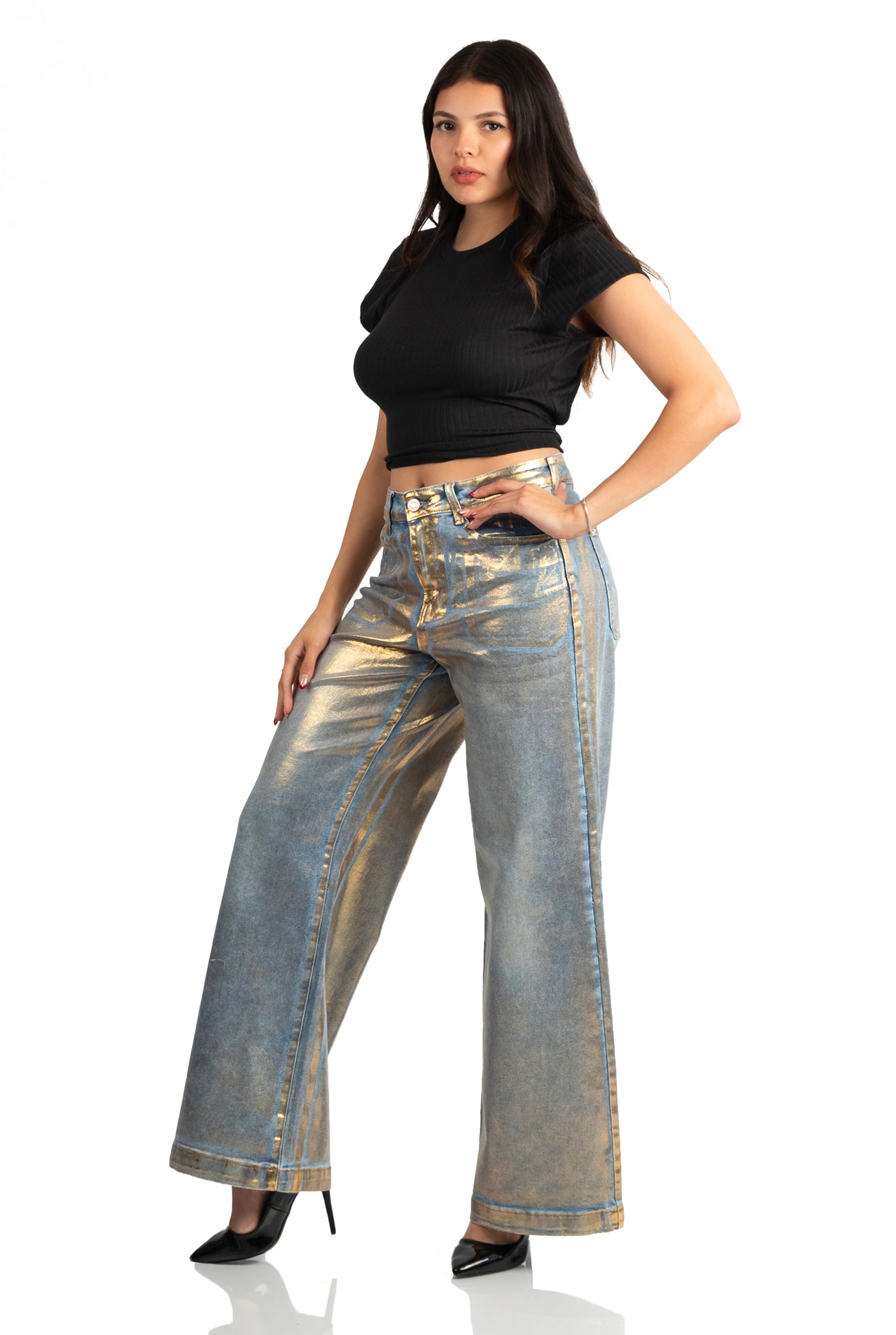 JEANS BLUE GOLD AREY