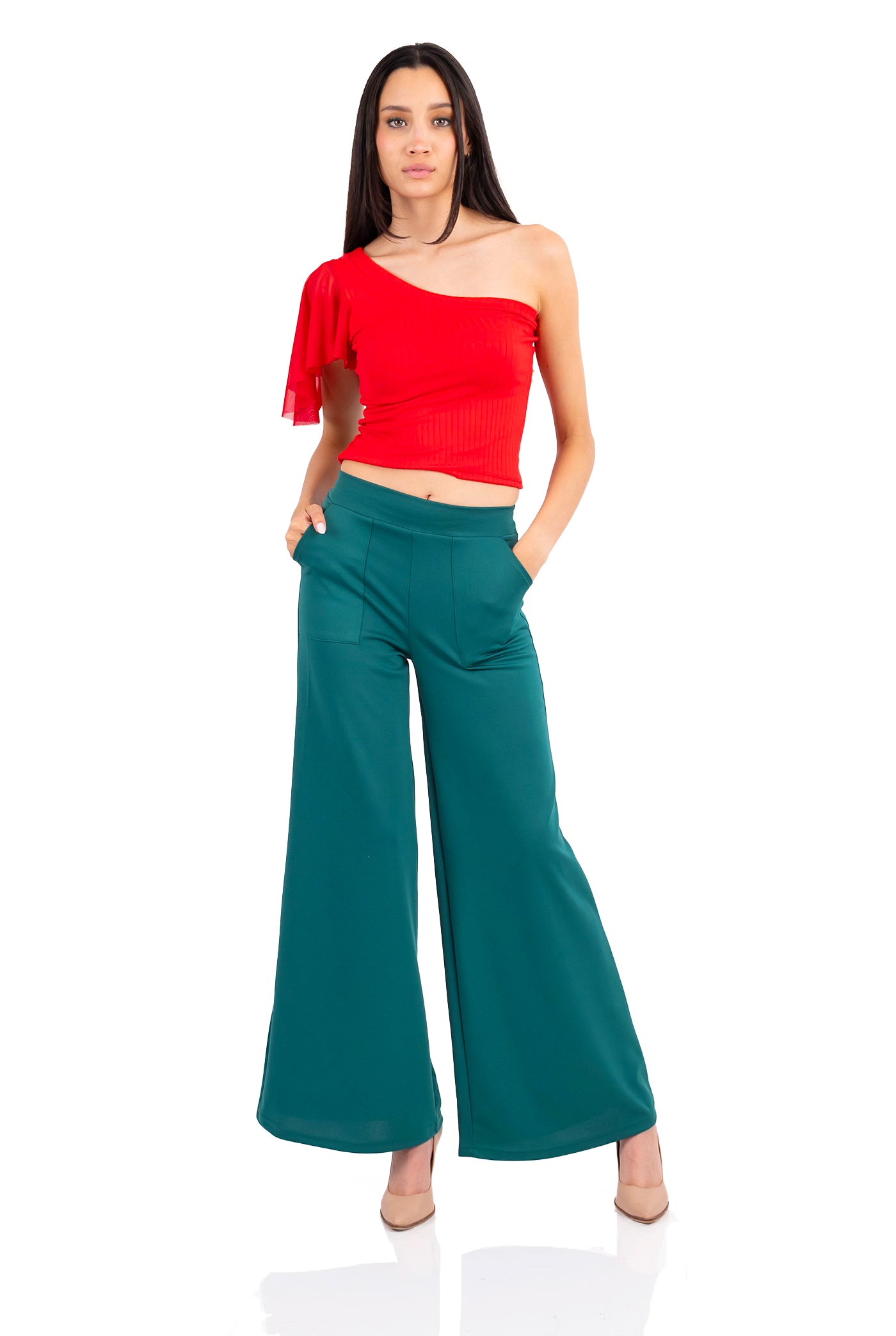 PANTALÓN DE PIERNA ANCHA MONET