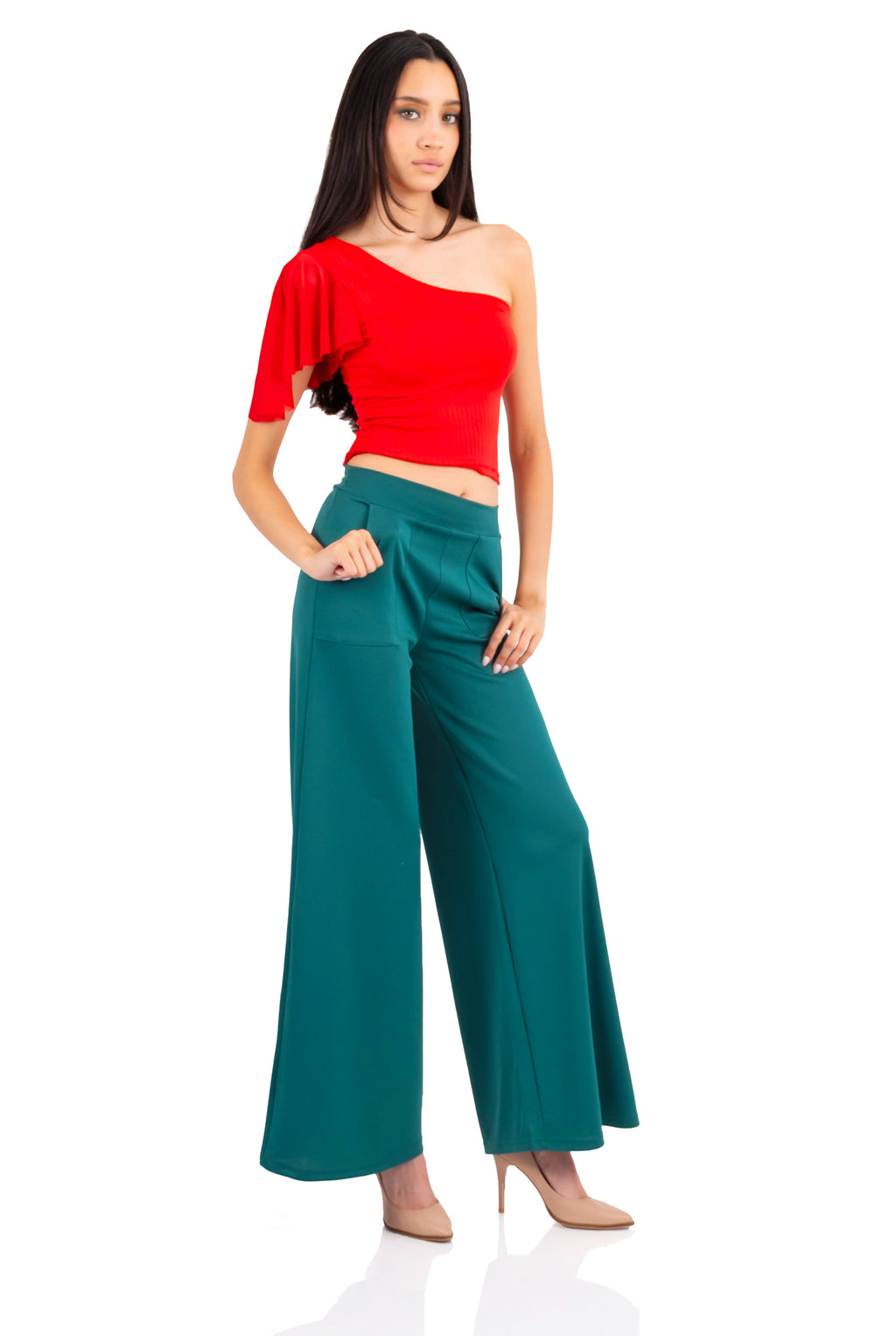 PANTALÓN DE PIERNA ANCHA MONET